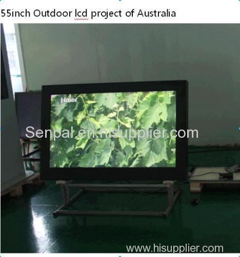 High resolution outdoor digital hd lcd player in advertising players