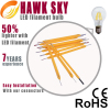 99.9% Pure Gold Wire Constant Current LED tungsten Bulb Factory