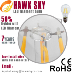 99.9% Pure Gold Wire Constant Current LED tungsten Bulb Factory