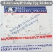 Tamper Proof Priority Eggshell Stickers