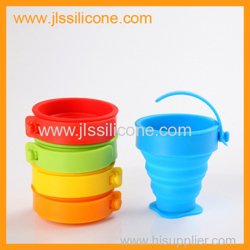 New arrival folding silicone coffee cups