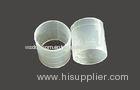 Plastic PVDF 50mm Rasching Ring For Tower Packing , Catalyst Bed Support Media