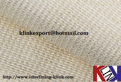 Suit Interlining weft insert knit