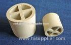 Catalyst Bed Support Media Ceramic Cross Ring Ceramic Tower Packing