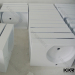 bathroom sink:round sink:white sinks