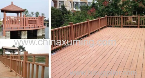 90*8mm Wood Plastic Composite Decking/WPC flooring