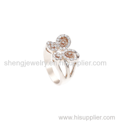 Women's crystal ring wholesale made in China