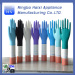 safety disposable colored vinyl gloves