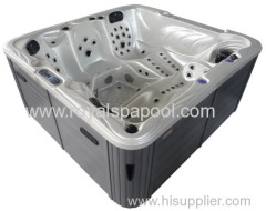 Hot Sale Outdoor sexy massage SPA whirlpool hot tub in feet price with overflow