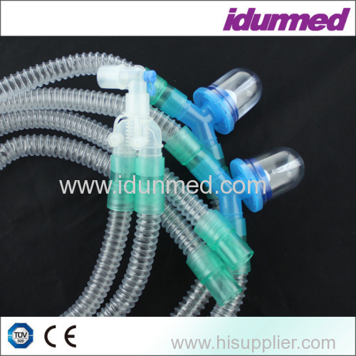 Disposable Medical Ventilator Anesthesia Breathing Circuit With Double Water