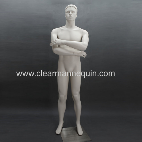 Male white FRP mannequin display