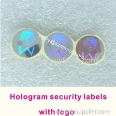 Hologram security sticker label