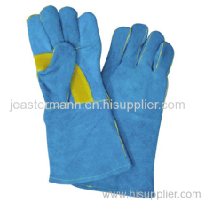 Weldin Gloves split leather extra palm protection