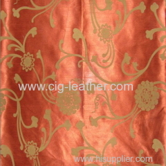 Organza Flocking Curtain Fabric