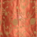 Flocked Organza Curtain Fabric