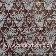 Organza Flocking Curtain Fabric