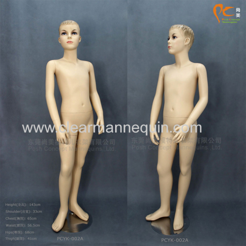 Child sytle male mannequin displays