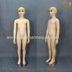 With hair and eyes child size mannequin
