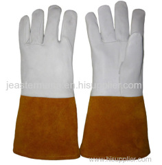 TIG Welding Gloves Made of Leather Cuff Split Leather