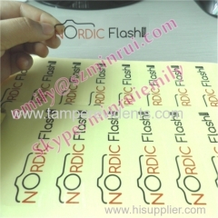 Custom Transparent Self Adhesive Labels With Company Logo Or Design,Printed Transparent Adhsive Labels for Products Pack