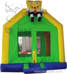 Commercial inflatable carton slide for party inflatable backyard dry slide with cartoon for kids