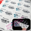 Customized warranty void barcode stickers with logo printed tamper proof labels