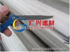 SS304 aperture0.5mm wire wrap water well screen pipe (manufacturer)