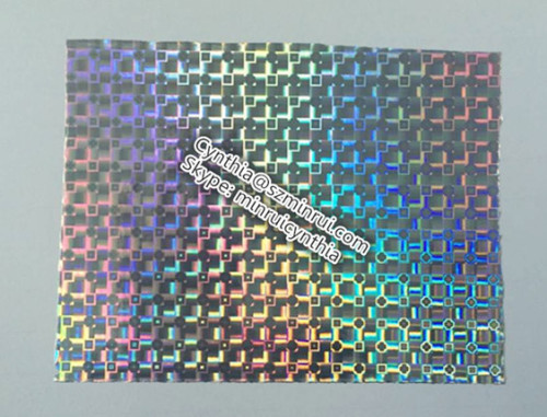 NEWEST Custom Holographic Laser Ulatra Destructible Label Paper