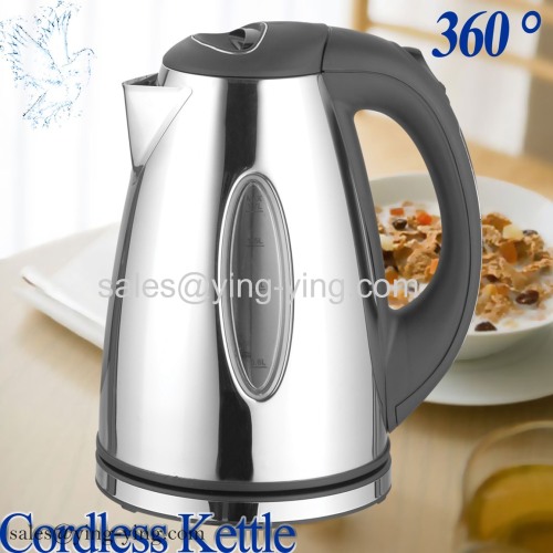 1.7L stainless steel kettle GS,CE,ROHS,LFGB with LED SDH206 metal finish-NEW