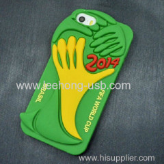 2014 Brazil world cup souvenir 3D logo phone shell