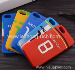 Promotional world cup souvenir custom silicone phone case