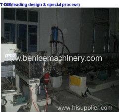 PP hollow grid board making machine