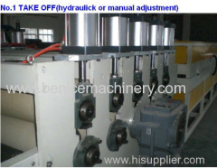 PP hollow grid board making machine