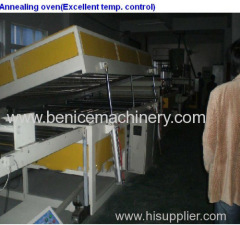 PP hollow grid board making machine