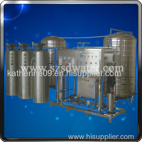Reverse Osmosis pure water purifier treatment equipment plant line