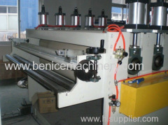 Hollow grid board production line in plastic machinery