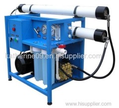 Single Stage mobile desalination plant with Small Capacity