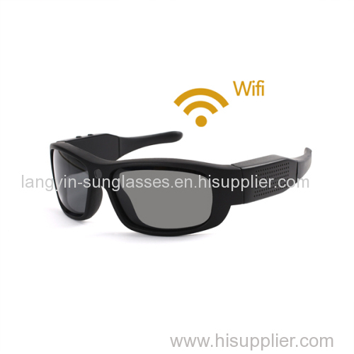 WIFI 1080P HD Glasses Camera Support Video Real Time Transfer Patent