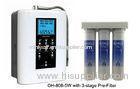 Counter Top High PH Alkaline Water Ionizer Purifier 5 Plates , 0.1 - 0.3MPa