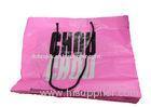 Bottom up HDPE Rope Handle Paper Bags Pink with 500mm width , pink