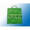 Green HDPE LDPE Small Colored Plastic bag / poly carrier bags for Retail Shops