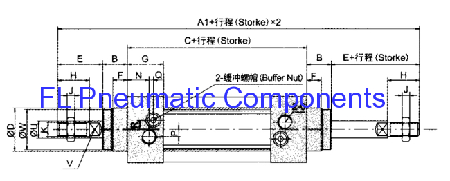 DNC Pneumatic Air Cylinders