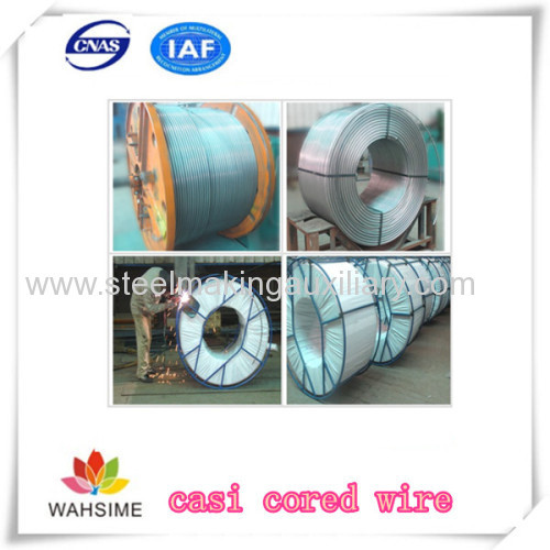 Qualified and best price CaSi cored wire used in steelmaking