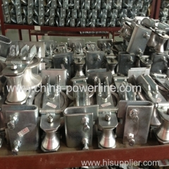 Triple Cross Arm stringing Aerial Rollers