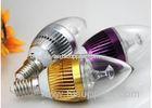 3pcs * 1W E27 Aluminum LED Candle Bulbs Epistar Chip With PC Cover