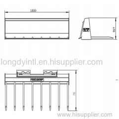 Utility Fork, Compact Skid Steering Loader Attachment