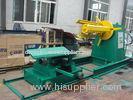 Metal Sheet Double Head Uncoiler Machine , Hydraulic Color Steel Decoiler