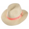 Customized Straw Hat Toyo Straw Fedora Hat Natural