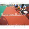 Non-static Plastic race track with SGS colored flooring tiles