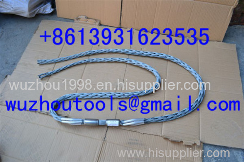 Non-conductive cable sock Fiber optic cable sock Pulling grip